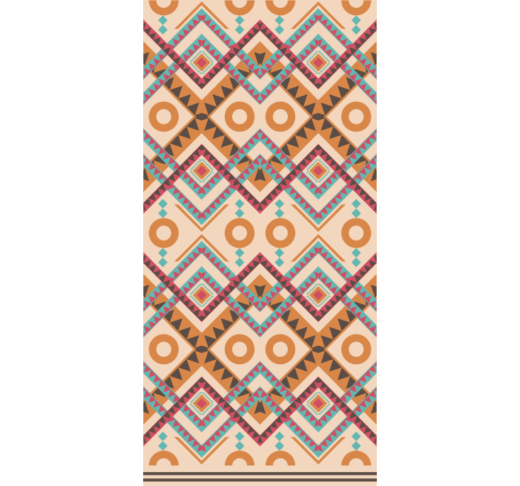 Okenska žaluzija z večbarvnimi diamanti - TenStickers