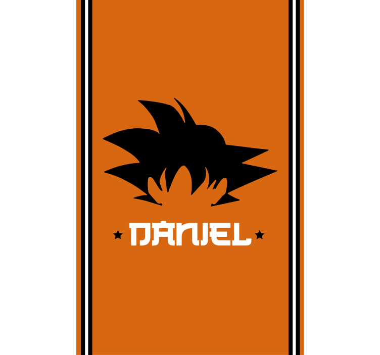 Goku prilagodljivi superheroji Roleta - TenStickers