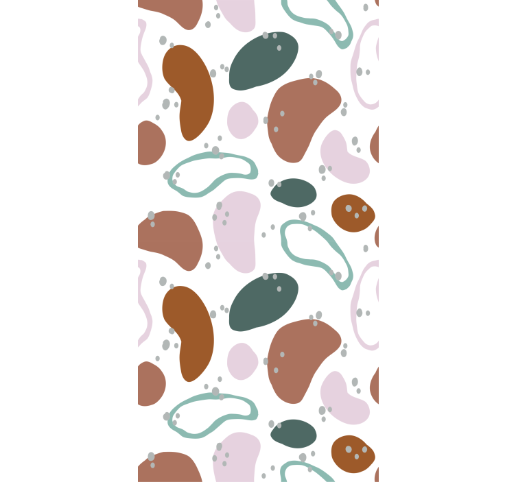 Rolo z vzorcem nepravilne abstraktne oblike - TenStickers