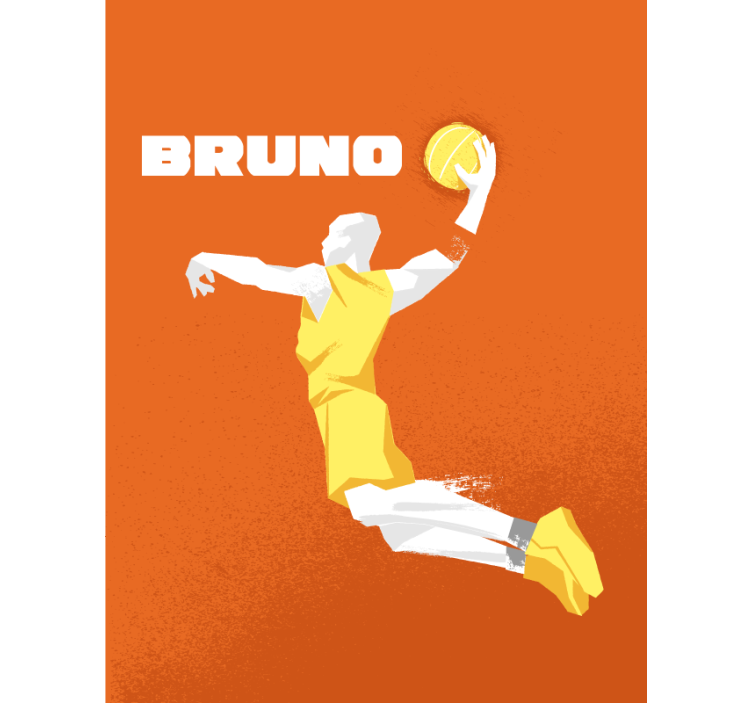 Košarka personalizirano ime športna Roletne - TenStickers