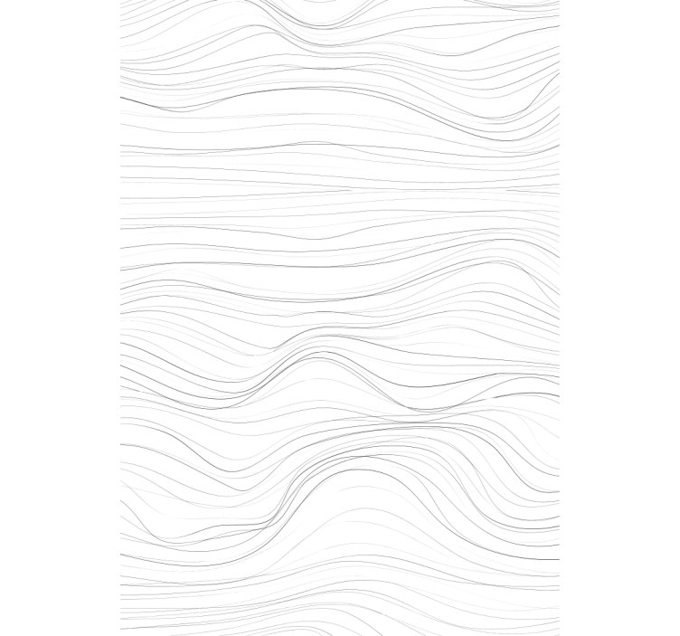 Valovita zavesa elegantna žaluzija - TenStickers