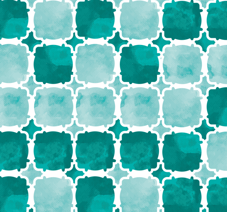 Akvarel ploščice rolo zavesa za dnevno sobo - TenStickers