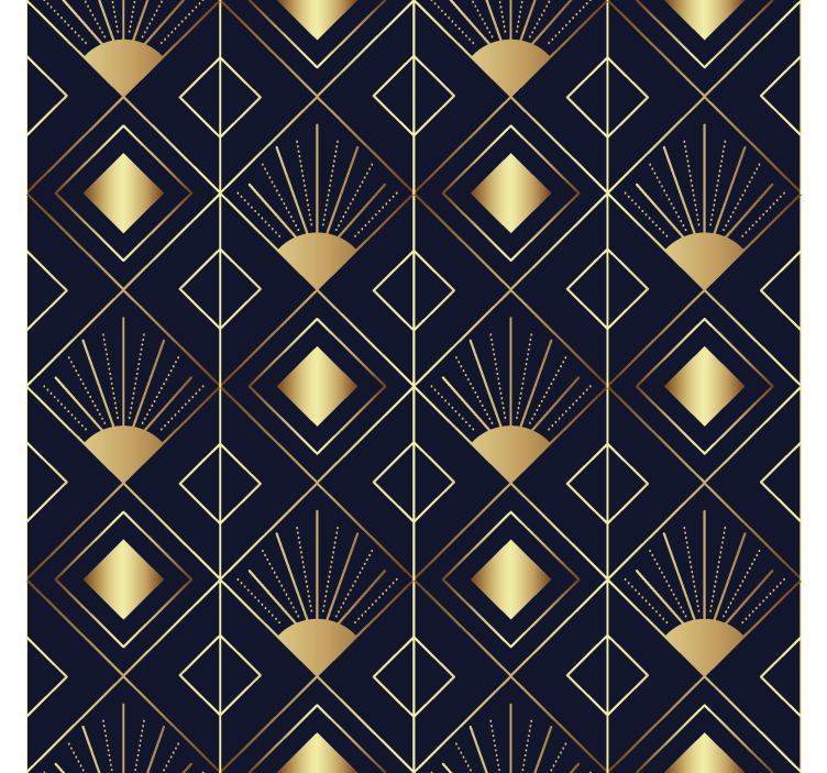 Stil art déco elegantna rolo zavesa - TenStickers