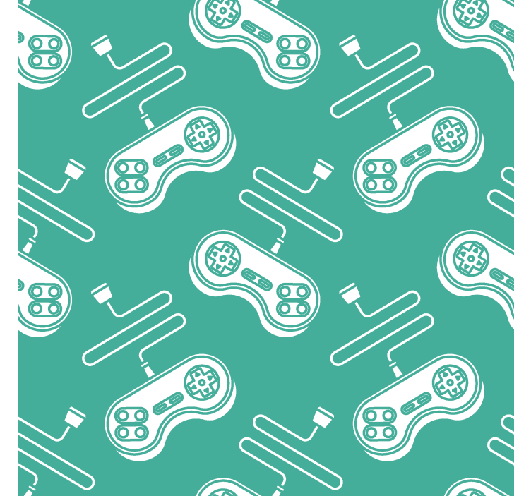 Retro beli vzorec kontrolnikov geek rolo senčilo - TenStickers