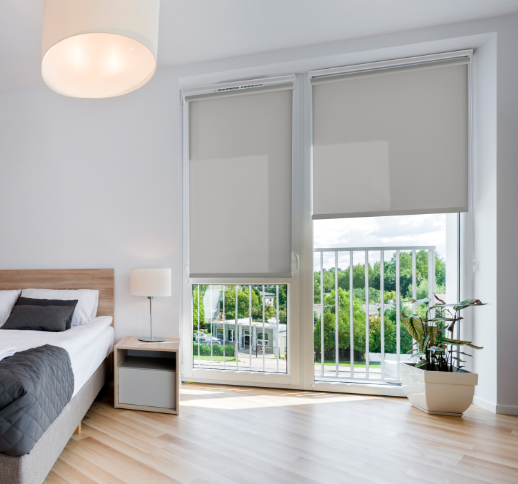 Siva prosojna senčila za dnevno sobo - TenStickers