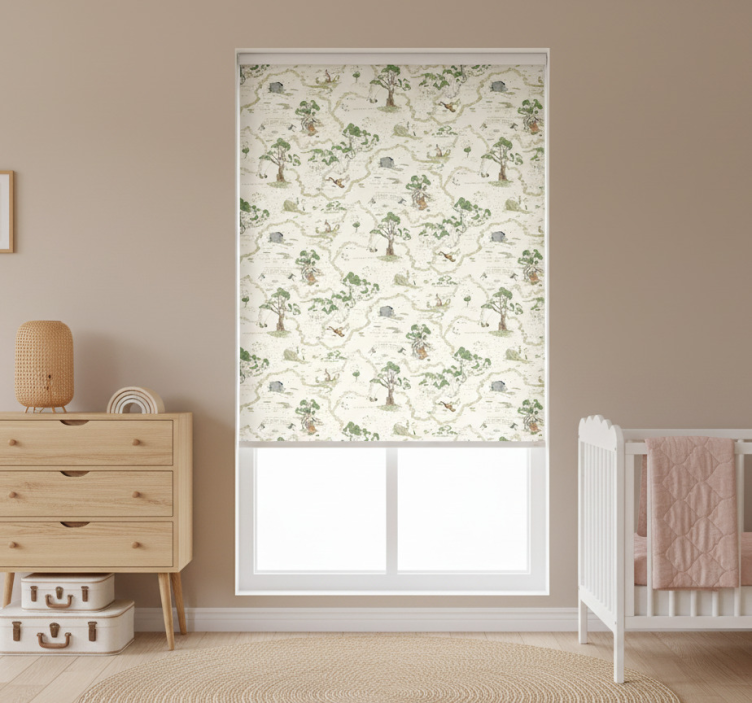 Artsy abstract forest trees skandinavsko senčilo - TenStickers