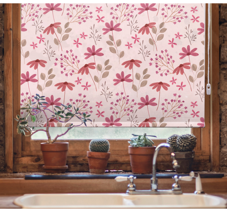 Botanična ureditev veselje cvetje in rastline senčilo - TenStickers