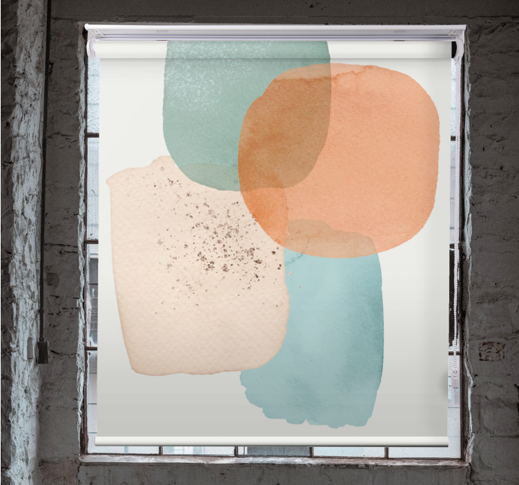 Geometrijske barvne madeže sodobni senčilo - TenStickers