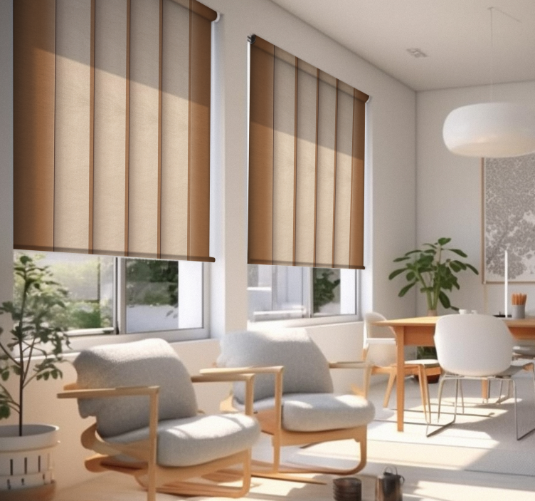 Japonska tekstura plošče bež senčila za okno - TenStickers