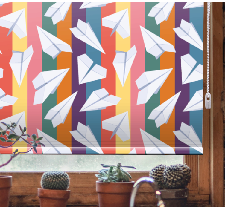 Letenje s papirnatimi letali zabavno senčilo - TenStickers