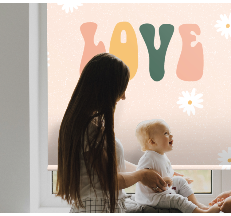 Ljubezen marjetice rože Roleta rože - TenStickers