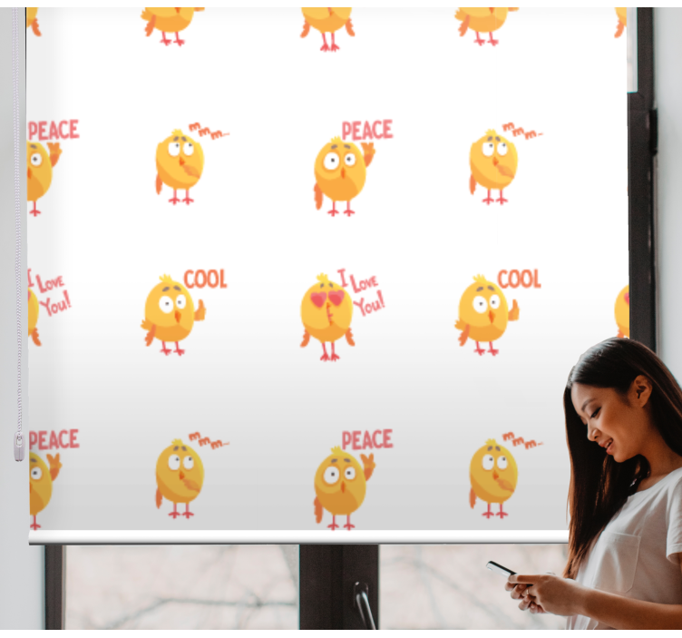 Ljubki ptičji izrazi živali senčilo - TenStickers