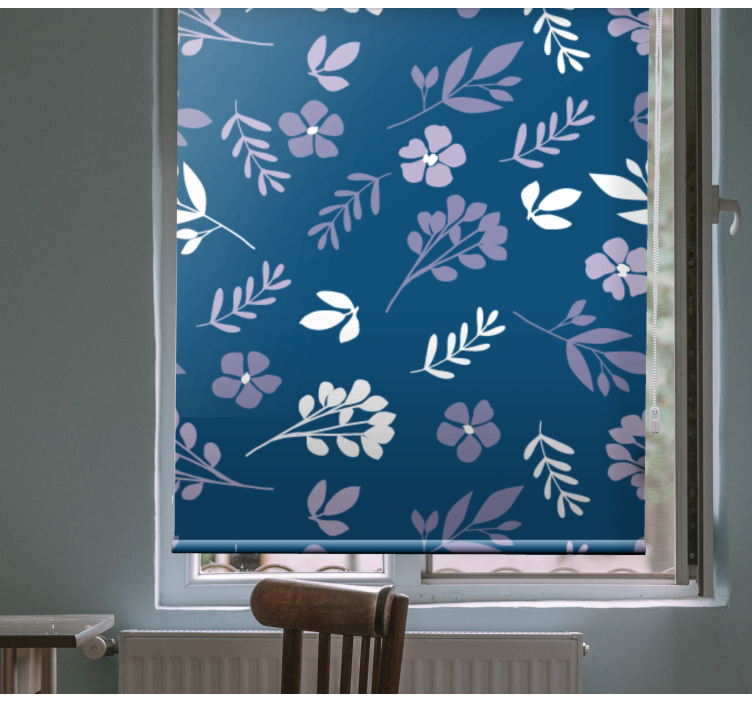 Minimalistične rožice in rastlinske Roleta - TenStickers