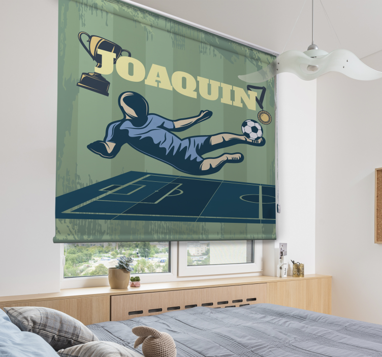 Nogomet z imenom blind soccer - TenStickers