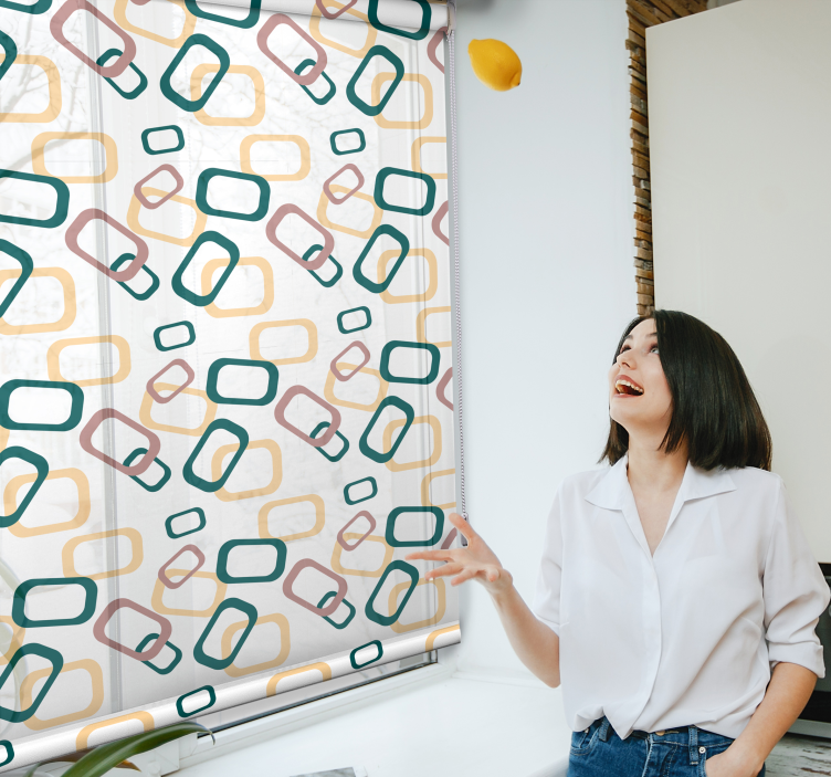 Abstraktne nepravilne oblike nordijske žaluzije - TenStickers