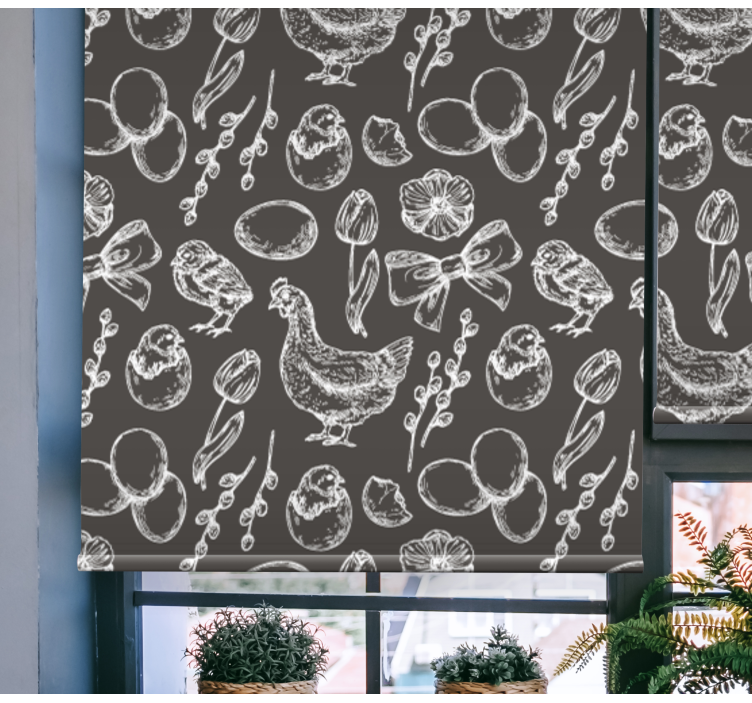 Očarljivi piščančji vzorci živali senčilo - TenStickers