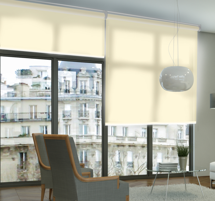 Prosojna senčila za dnevno sobo kamele barve - TenStickers