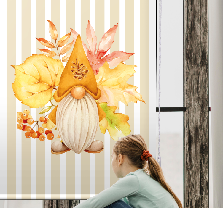 Razstava jesenskih palčkov senčilo - TenStickers