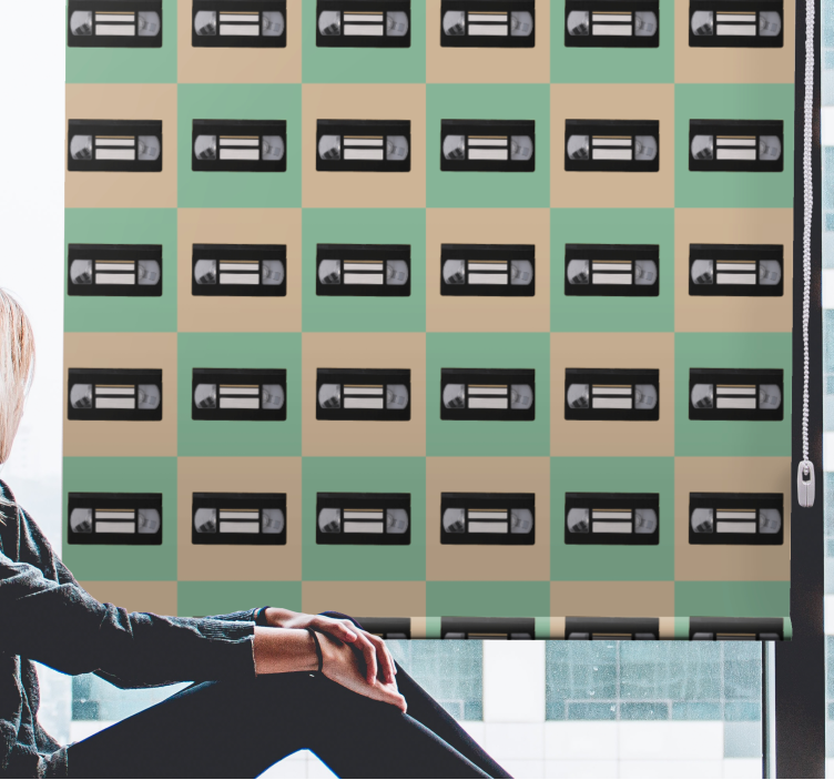 Retro vzorec traku letnik senčilo - TenStickers