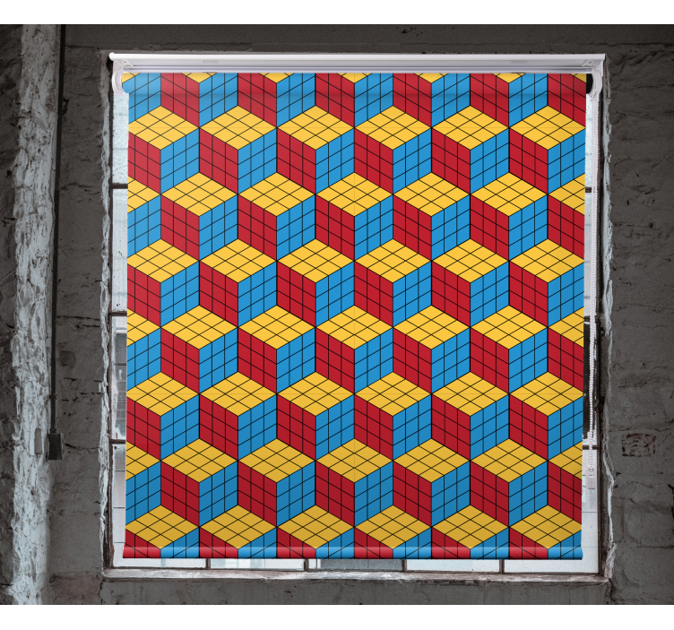 Kocka rubik originalni vzorec druge žaluzije - TenStickers