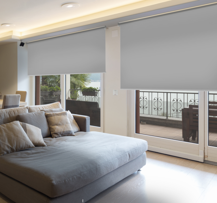 Siva zatemnitvena senčila za spalnico - TenStickers