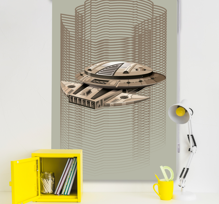 Vesoljska ladja geek rolete - TenStickers