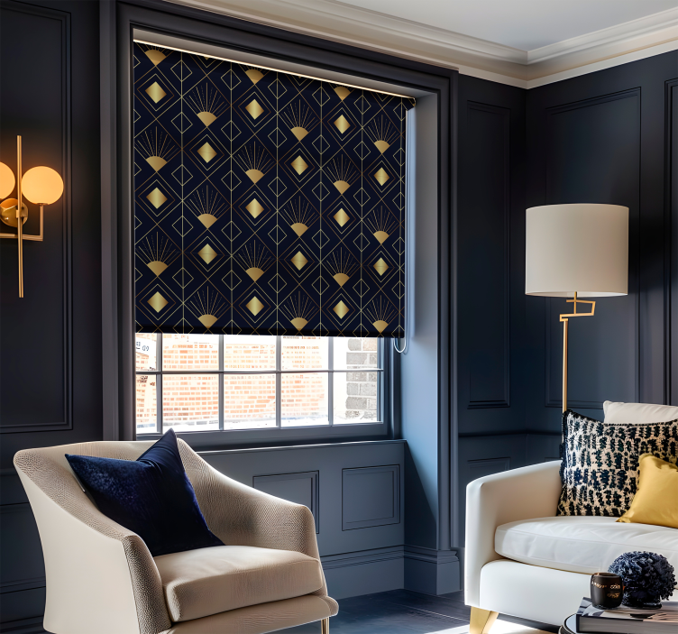 Stil art déco elegantna rolo zavesa - TenStickers