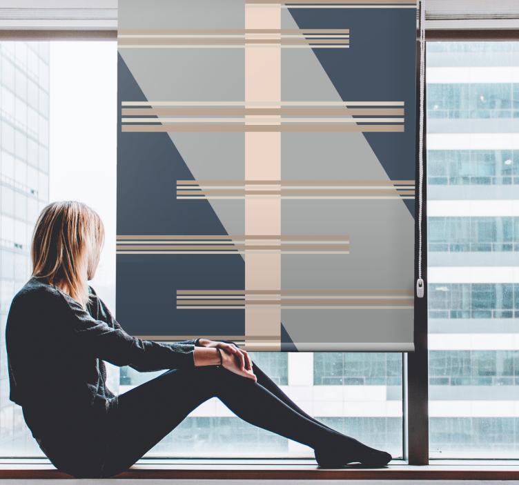 Tema geometrijske črte sodobni senčilo - TenStickers