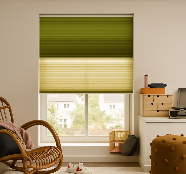 Svetlo in temno siva rolo zavesa za najstnika - TenStickers