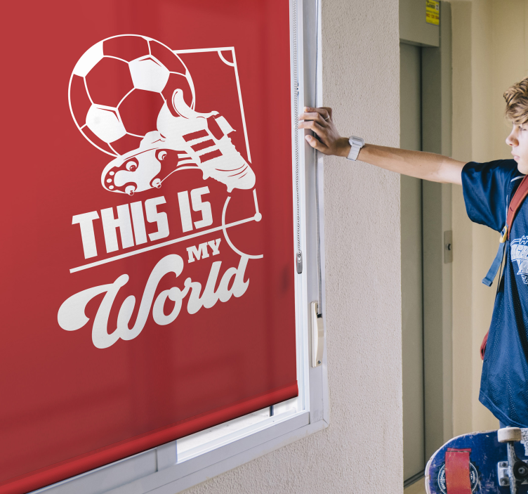 To je moj svetovni nogometni rolo - TenStickers