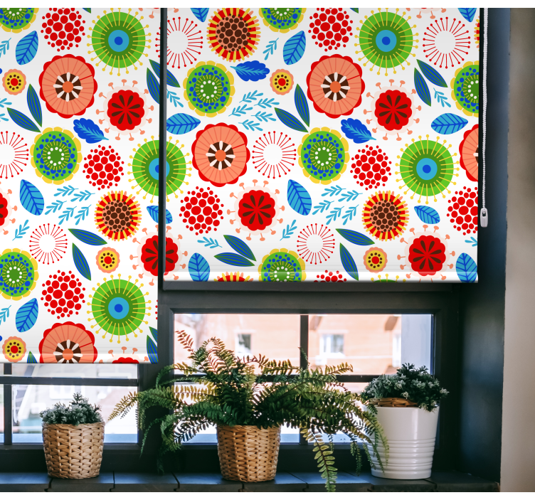 Večbarvni poljski rolo - TenStickers