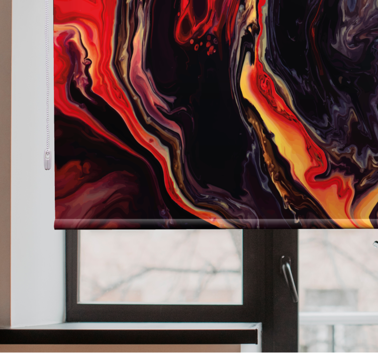 Vrtinčenje rdeče in črne tekstura in vzorec senčilo - TenStickers