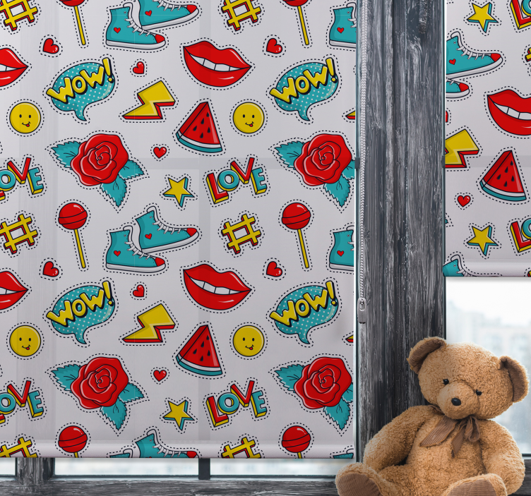 Vzorci pop kulture zabavno senčilo - TenStickers