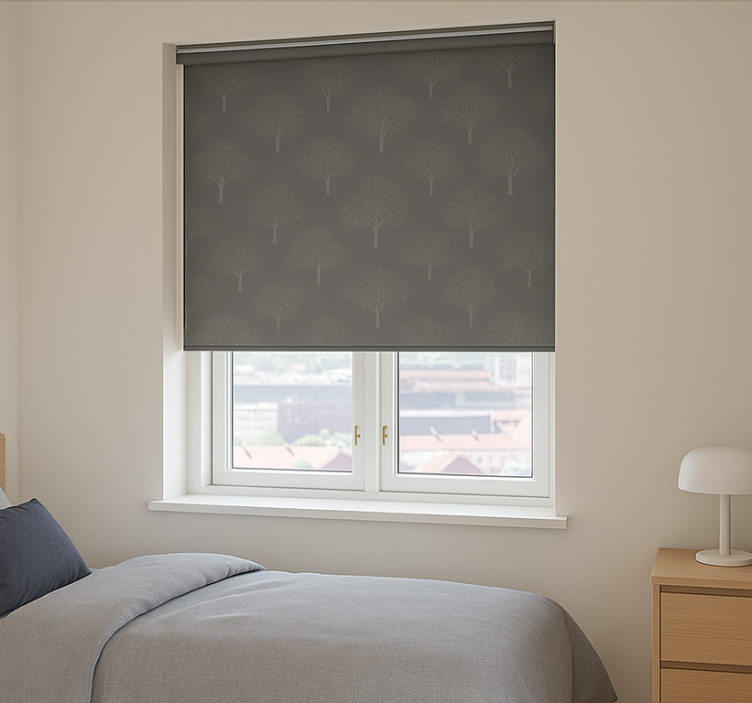 Vzorec drevesa rolo zavesa za najstnika - TenStickers