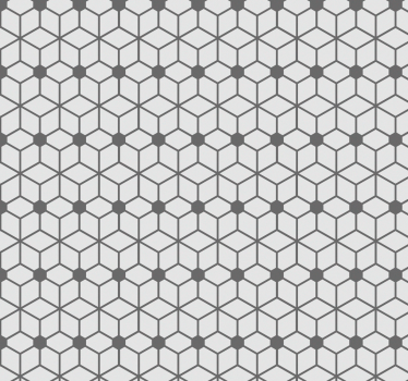 Rolo zavesa za kopalnico v hexagonalnem vzorcu - TenStickers