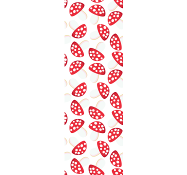 Rolo zavesa za jedilnico klasične gobe na belem ozadju - TenStickers
