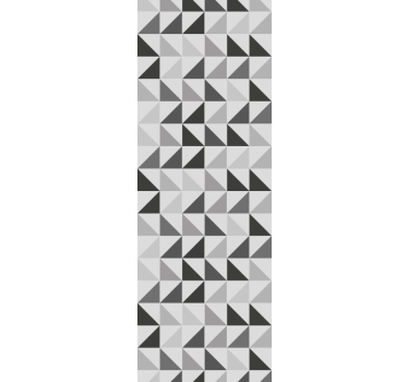 Sivo rolo zaveso geometrijski trikotniki - TenStickers