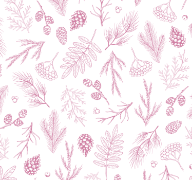 Rolo zavesa za kopalnico bel ozadje s pink borom - TenStickers