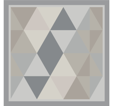 Sivo rolo zaveso s sivimi trikotniki pantone - TenStickers