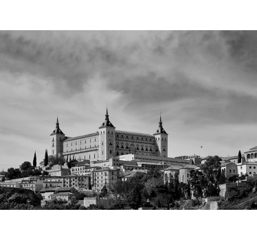 Sivo rolo zaveso alcazar v toledu - TenStickers
