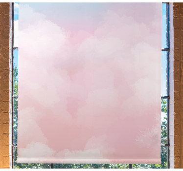 Akvarel pastelno nebo oblak glavna spalnica okna - TenStickers