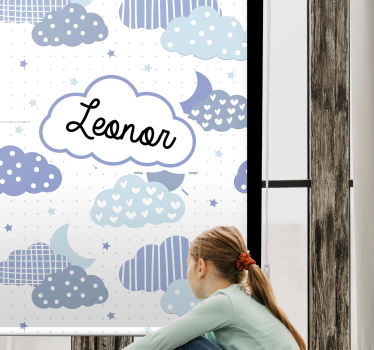 Prilagojen vzorec oblaka oblaki senčilo - TenStickers