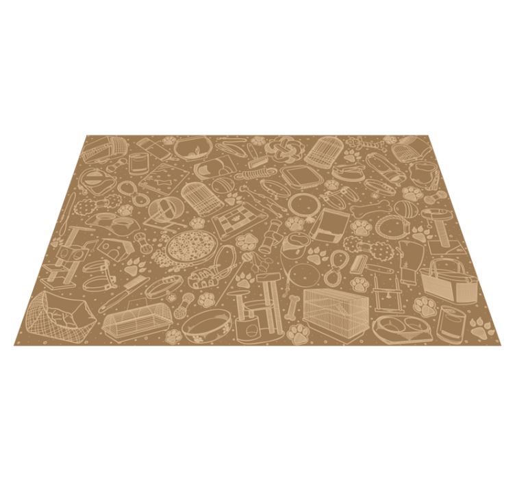 Intricate kitchen elements teksturni pogrinjek - TenStickers