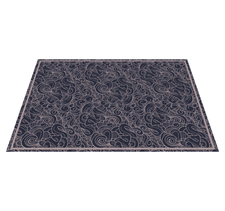 Swirling line patterns teksturna pogrinjek - TenStickers