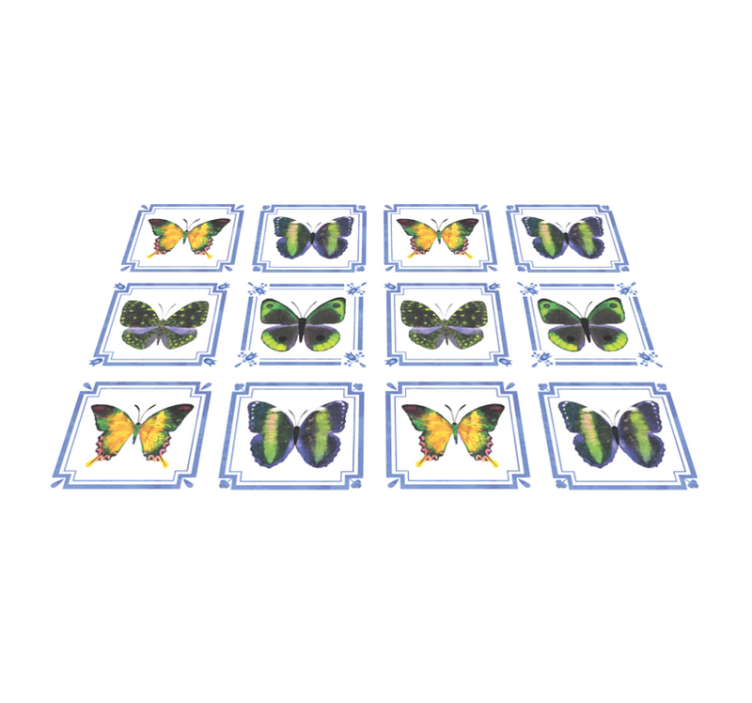 Butterfly patterned décor izvirna jedilna podloga - TenStickers