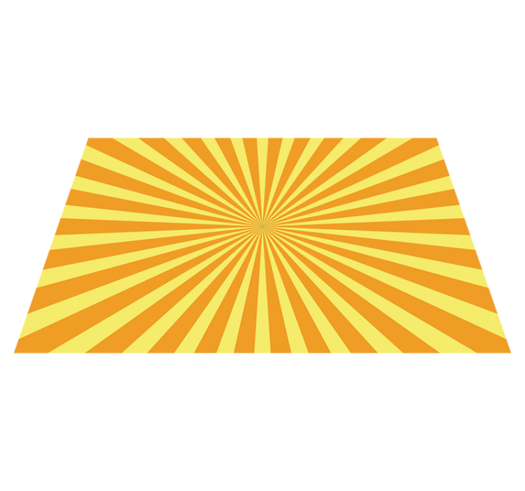Bold sunburst pattern pogrinjek s citati - TenStickers