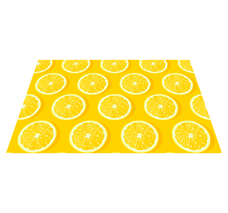 Narezane limone pogrinjki iz citrusov - TenStickers