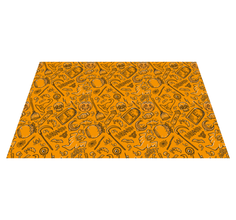 Spooky halloween motifs pogrinjek - TenStickers