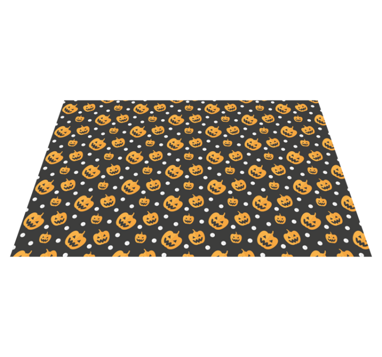 Pumpkin pattern tabletop pogrinjek - TenStickers