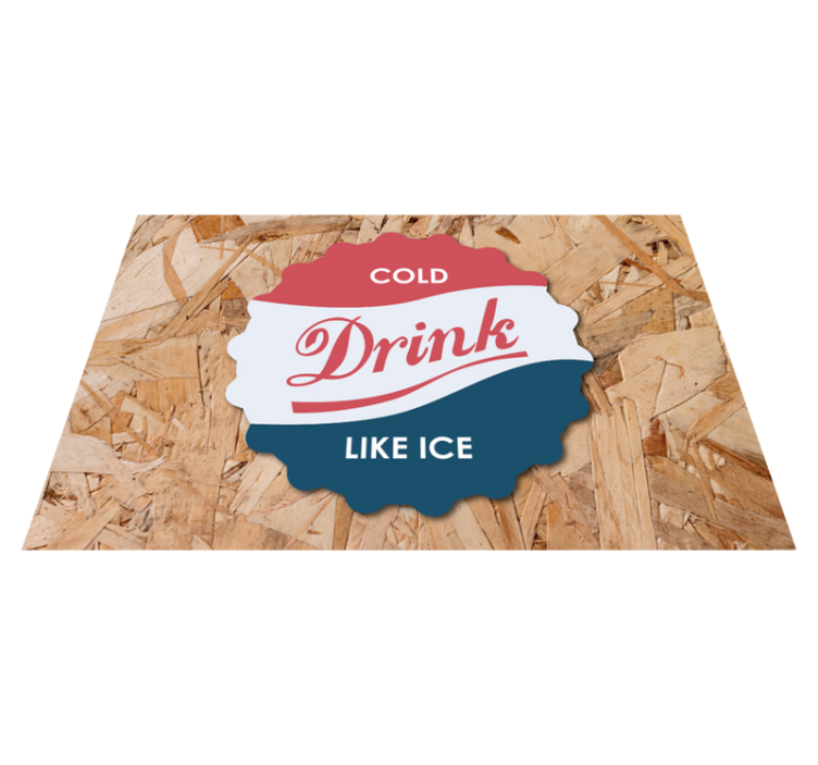 Cold drink like ice pogrinjek s citati - TenStickers